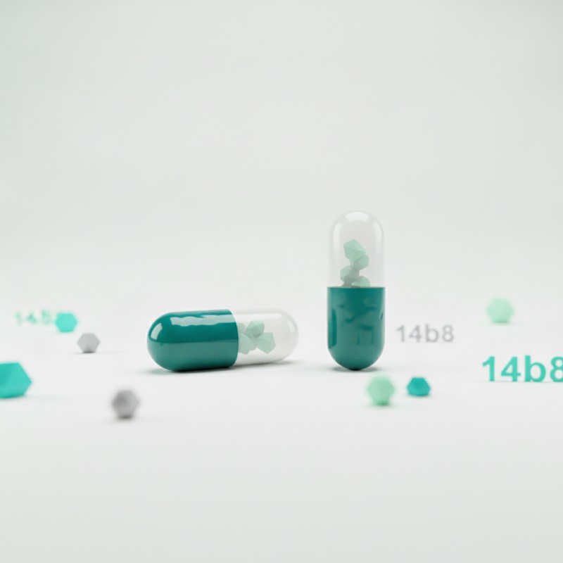 Illustration of a capsule, the dosage form this product is supplied in. Generic render, not a photograph of this medication.