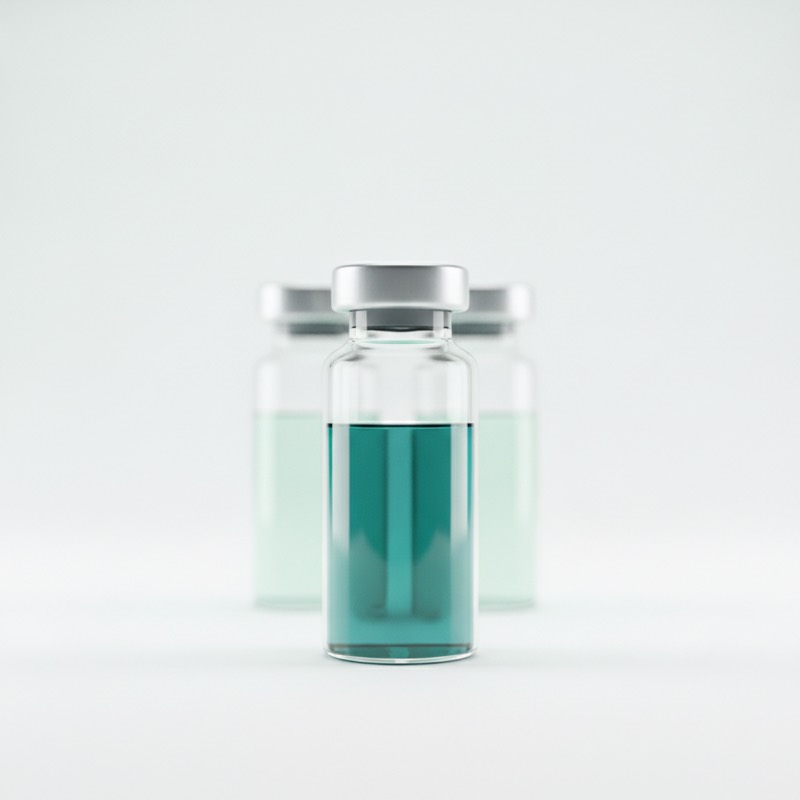 Illustration of a injection, the dosage form this product is supplied in. Generic render, not a photograph of this medication.