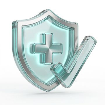 Glass shield with a medical cross, the mark used for verified FDA source data